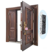 Chinese supplier Professional product Cheap price top supplier luxury design metal galvanized security steel door for business